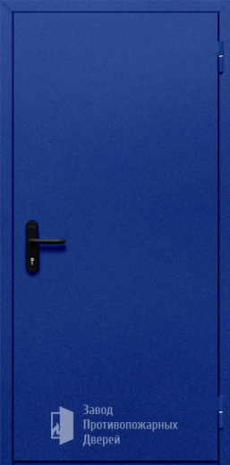 Фото двери «Однопольная глухая (синяя)» в Одинцово