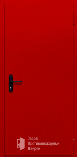Фото двери «Однопольная глухая (красная)» в Одинцово