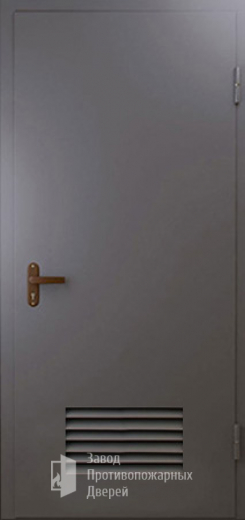 Фото двери «Техническая дверь №3 однопольная с вентиляционной решеткой» в Одинцово