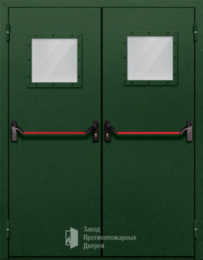Фото двери «Двупольная со стеклом и антипаникой №59» в Одинцово