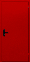 Фото двери «Однопольная глухая (красная)» в Одинцово