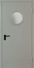 Фото двери «Однопольная с круглым стеклом EI-30» в Одинцово