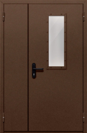 Фото двери «Полуторная со стеклом №28» в Одинцово
