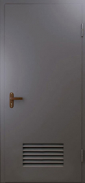 Фото двери «Техническая дверь №3 однопольная с вентиляционной решеткой» в Одинцово