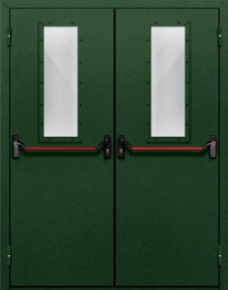 Фото двери «Двупольная со стеклом и антипаникой №69» в Одинцово